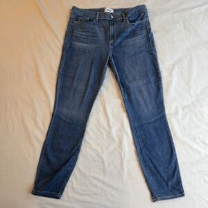 PAIGE Brigitte Jeans sz 32 Cropped Boyfriend Jean
